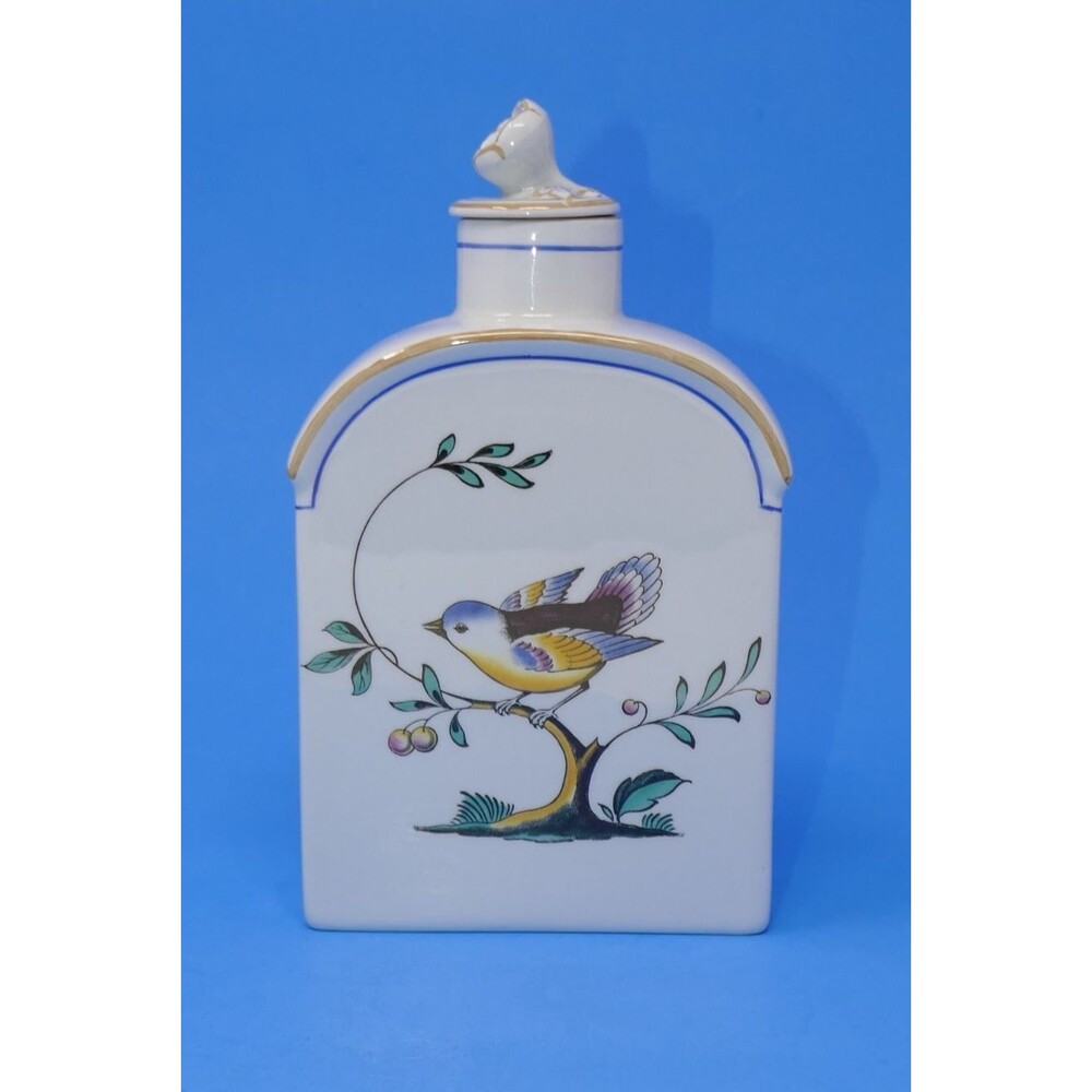 Copeland 1950s Spode Queen's Bird Tea Caddy with Lid (#Y4973) Made in England
